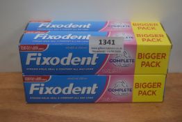 4x 70g Tubes of Fixodent Original Complete Denture Adhesive