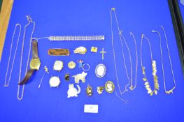 Watch Parts, Costume Jewellery., etc.