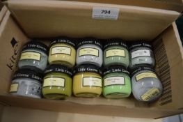 *10x Little Greene National Trust Paint Sample Pots 60ml (assorted colours)