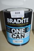 *1L of Bradite One Can Interior and Exterior Eggshell Base 1