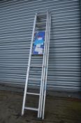 MacAllister Three Way Aluminium Combination Ladder