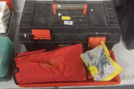 Toolbox and Contents of Fishing Tackle
