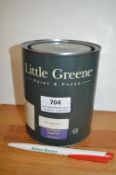 *1x 1L of Little Greene National Trust Mid Lead Intelligent Eggshell Water Based