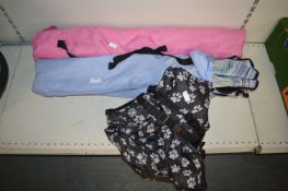 2x Camping Chairs in Carry Case, and Dog Seat Cover