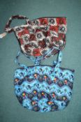 2x Handmade Fabric Tote Bags from The Gambia