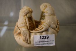 Harmony Kingdom “Love Seat” Walrus Trinket Box