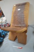 Two Section Wooden Stool