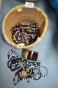 Basket of Gabian Beaded Jewellery and Bangles