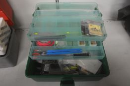 Shakespeare Fishing Tackle Box and Contents
