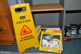 *Coral Paint Decorating Kit with Sundries, plus Caution Sign