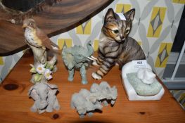 Quantity of Assorted Animal Ornaments