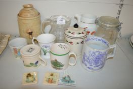 Quantity of Jugs, Storage Pots, and Cups