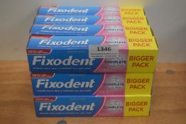 12x 70g Tubes of Fixodent Original Complete Denture Adhesive
