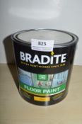 *2.5L of Bradite Polyurethane Semi Gloss Floor Paint Base D