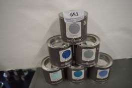 *6x 100ml of Earthborn Clay Paint (assorted colours)