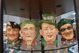 4x Character Jugs by Beswick and Doulton