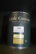 *1x 1L of Little Greene National Trust Deep Intelligent Water Based Exterior Eggshell