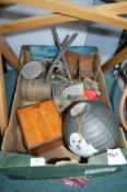 Vintage Items Including Tins, Dollhouse Furniture, etc.