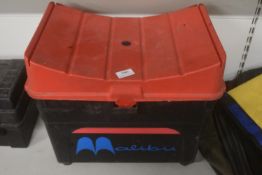 Malibu Fishing Tackle Box and Contents