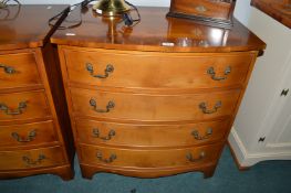 Four Drawer Bowfront Chest of Drawers