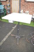 Cast Iron Based Garden Pub Table