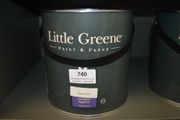 *1x 2.5L of Little Greene National Trust Obscura 327 Intelligent Water Based Eggshell