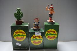 3x Small Robert Harrop Beano and Dandy Collection Resin Figurines - Little Plum, Babyface Finlayson,