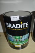 *5L of Bradite Polyurethane Semi Gloss Floor Paint Base D