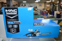 MacAllister 40cm Electric Chainsaw MCSWB2000S-2