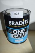 *1L of Bradite One Can Eggshell Finish in White