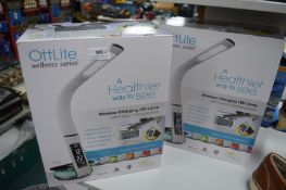 *2x Ottlite Wireless LED Lamps (salvage)