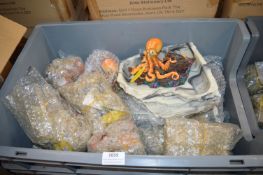 Large Quantity of Aquarium Ornaments (tub not included)