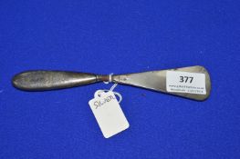 Shoehorn with Hallmarked Silver Handle