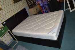 Double Gas-Lift Storage Bed with Slumber Nights Mattress (missing bolts and fittings)