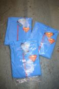 3x Men’s Superman Onesies Size: L
