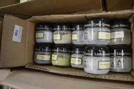 *10x Little Greene National Trust Paint Sample Pots 60ml (assorted colours)