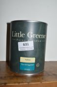 *1x 1L of Little Green National Trust Yellow Flat Oil Eggshell