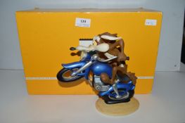 Looney Tunes Coyote on a Motorbike Statuette