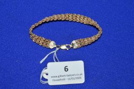 9ct Gold Chain Bracelet ~6.5g
