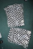 5x Pairs of Chef’s Checkered Trousers Size: 2XL