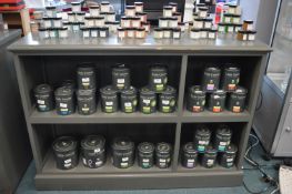 *Grey Painted Shelf Display Unit