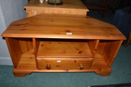 Pine TV Stand Storage Unit