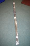 *Universal Extendable Metal Curtain Pole Kit 180-320cm long in Steel