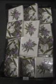 *Quantity of Botanical Themed Thank You 12 Card Sets (crate not included)
