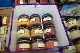 *9x 60ml of Little Green National Trust Sample Pots (assorted colours)