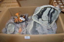 Large Quantity of Aquarium Ornaments (tub not included)