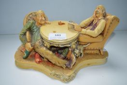 Nature Craft Plaster Figure “Old Pals”