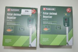 2x Parkside Solar Animal Repellers