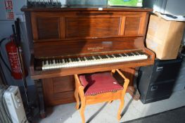 Collard & Collard of London Upright Piano with Stool