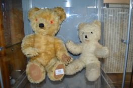 2x Vintage Teddy Bears by Chad Valley and Wendy Boston